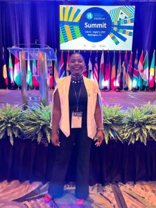Lindah Mbaisi at the Mandela Washington Fellowship Summit 2023